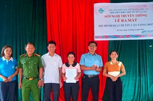 Đức Cơ ra mắt mô hình 'Địa chỉ tin cậy cộng đồng'