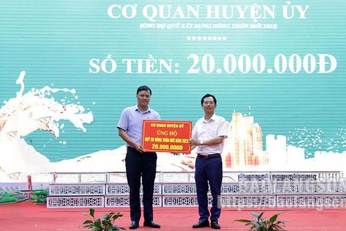 Cao Lộc: Phát động ủng hộ xây dựng nông thôn mới