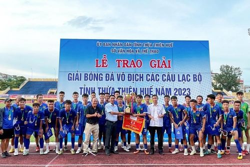 U17 Huế vô địch Giải bóng đá các CLB tỉnh Thừa Thiên Huế năm 2023