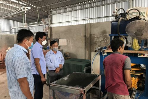 Ứng dụng máy móc thiết bị tiên tiến trong sản xuất gạch không nung tại Trà Vinh