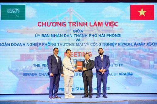 Đoàn doanh nghiệp Saudi Arabia tìm cơ hội đầu tư tại Hải Phòng