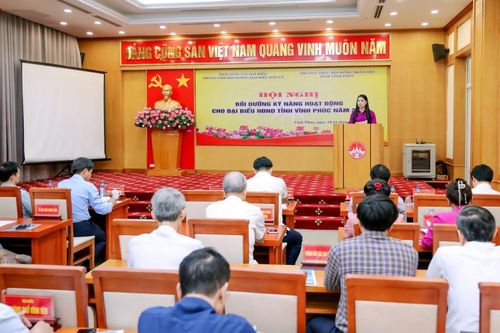 Vĩnh Phúc: Bồi dưỡng kỹ năng hoạt động cho đại biểu HĐND các cấp