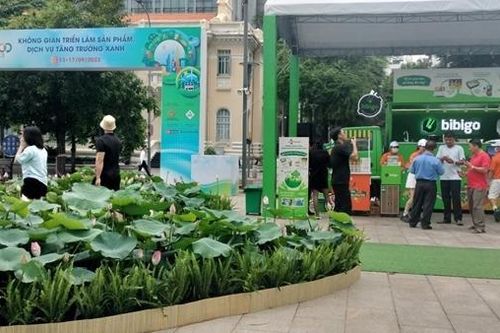 Doanh nghiệp Việt Nam và quốc tế triển lãm sản phẩm, dịch vụ tăng trưởng xanh