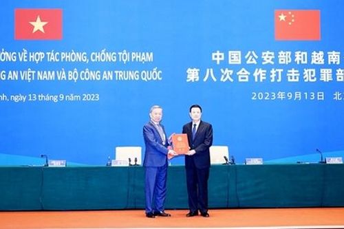 Việt Nam – Trung Quốc tăng cường hợp tác phòng, chống tội phạm