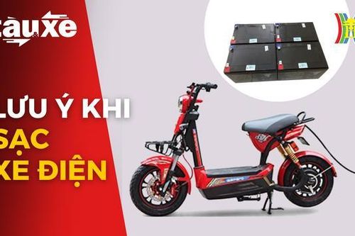 Những lưu ý khi sạc pin xe đạp, xe máy điện