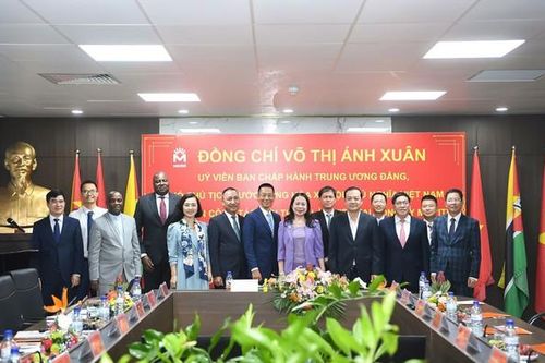 Phó Chủ tịch nước Võ Thị Ánh Xuân thăm và làm việc tại Viettel Mozambique
