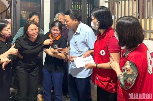 Thái Bình hỗ trợ gia đình các nạn nhân người địa phương thiệt mạng trong vụ hỏa hoạn tại Hà Nội