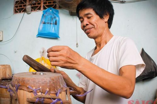 Nghề làm trống Đọi Tam phục vụ Tết Trung thu ở xứ Quảng