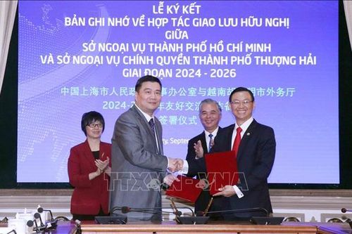 Sở Ngoại vụ TP Hồ Chí Minh và Sở Ngoại vụ TP Thượng Hải ký kết hợp tác