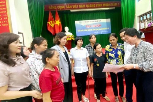 Tập huấn kiến thức chăm sóc sức khỏe cho phụ nữ khuyết tật