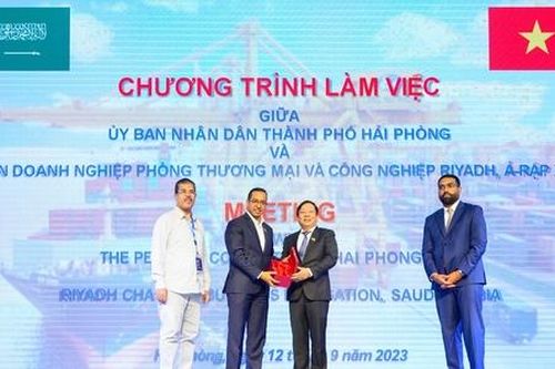 Hơn 70 doanh nghiệp Ả-rập Xê-út tìm cơ hội đầu tư vào Hải Phòng