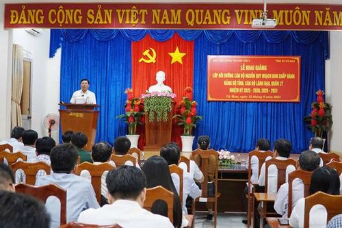 Đào tạo nguồn cán bộ ngang tầm nhiệm vụ trong tình hình mới
