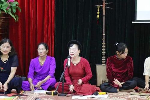 Bồi dưỡng nghệ thuật hát ca trù cho các hạt nhân văn nghệ tại Đan Phượng