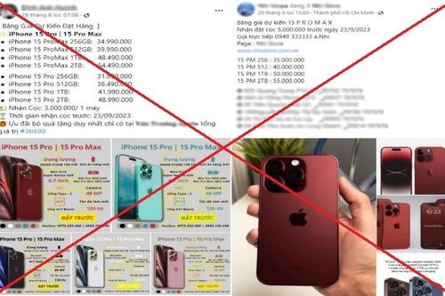 Cơ quan Công an khuyến cáo người dân thận trọng khi đặt cọc mua điện thoại iPhone qua mạng