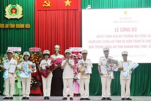 Kiện toàn tổ chức bộ máy Công an tỉnh Khánh Hòa