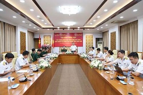 Tọa đàm khoa học xây dựng Quân đội nhân dân Việt Nam tinh nhuệ về chính trị trong tình hình mới