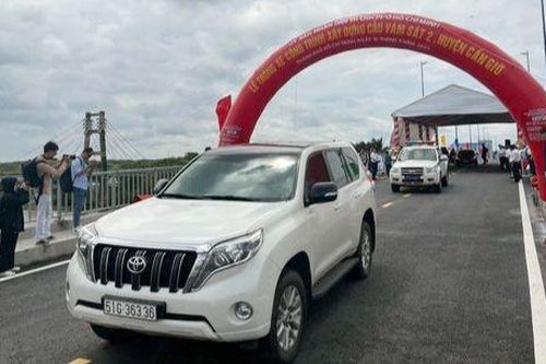 TPHCM: Thông xe cầu Vàm Sát 2