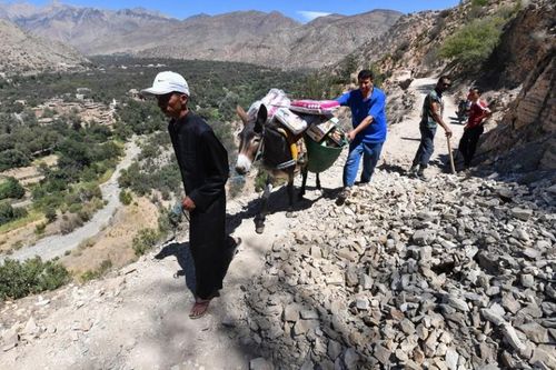 Ảnh những vị cứu tinh sau động đất ở Maroc
