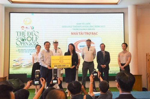 Him Lam Land đồng hành Giải Golf Thủ Đức Open lần 2 xây dựng Quỹ 'Vì người nghèo'