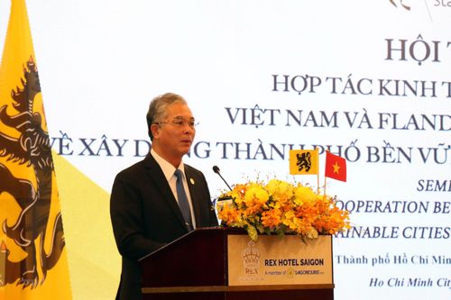 Việt Nam-Bỉ hợp tác xây dựng thành phố thích ứng điều kiện khí hậu