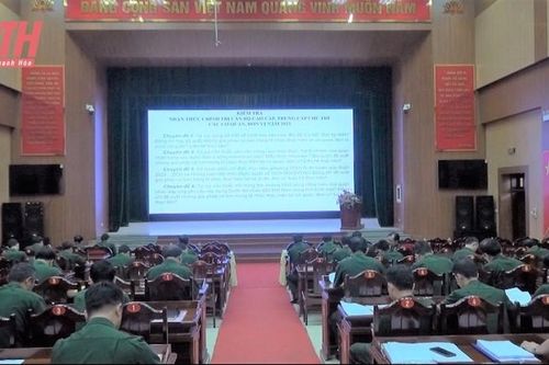 Bộ CHQS tỉnh kiểm tra nhận thức chính trị năm 2023