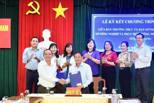 UBMTTQVN tỉnh An Giang và Sở Công Thương An Giang phối hợp thúc đẩy dùng hàng Việt Nam trong tình hình mới