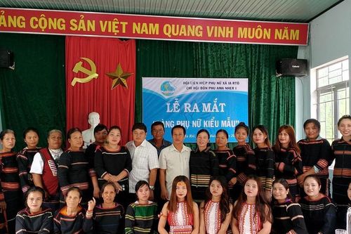 Ra mắt mô hình 'Làng phụ nữ kiểu mẫu' tại buôn Phu Ma Nher 1