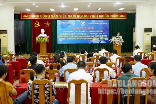 Hơn 100 đại biểu dự tập huấn nâng cao năng lực truyền thông xây dựng nông thôn mới
