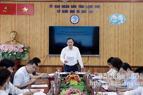 Kiểm tra việc thực hiện nhiệm vụ, kết luận, chỉ đạo của UBND tỉnh, lãnh đạo UBND tỉnh tại Sở Giáo dục và Đào tạo