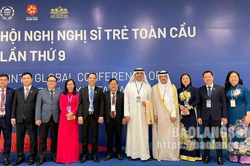 Đại biểu Quốc hội tỉnh tham dự hội nghị Nghị sĩ trẻ toàn cầu lần thứ 9 và phát biểu ý kiến về chuyển đổi số