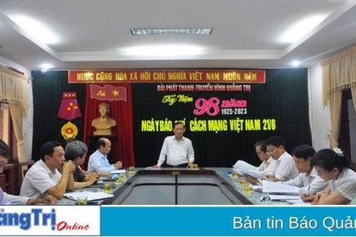 Ban Chỉ đạo công tác thông tin đối ngoại tỉnh làm việc với Đài PT-TH tỉnh