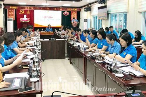 Họp báo thông tin về Đại hội Công đoàn tỉnh Tuyên Quang lần thứ XVII, nhiệm kỳ 2023-2028
