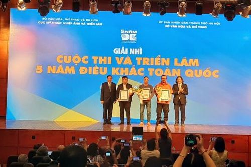 Trao giải cuộc thi và triển lãm 5 năm Điêu khắc toàn quốc