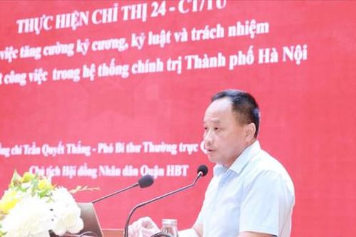 Hơn 300 cán bộ quận Hai Bà Trưng quán triệt Chỉ thị số 24 của Thành ủy