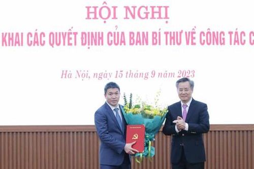 Đồng chí Phan Anh Sơn giữ chức Bí thư Đảng đoàn Liên hiệp các tổ chức hữu nghị Việt Nam