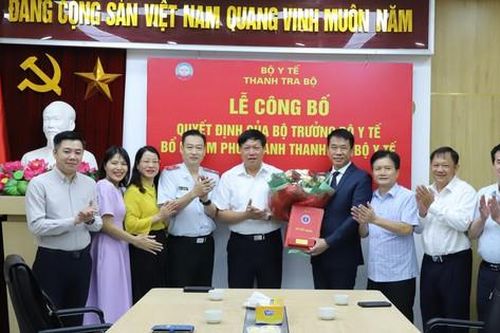 Bộ Y tế bổ nhiệm Phó Chánh Thanh tra Bộ