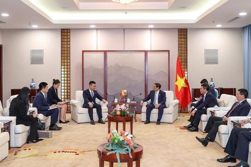 Thủ tướng tiếp lãnh đạo 3 tập đoàn hàng đầu của Trung Quốc