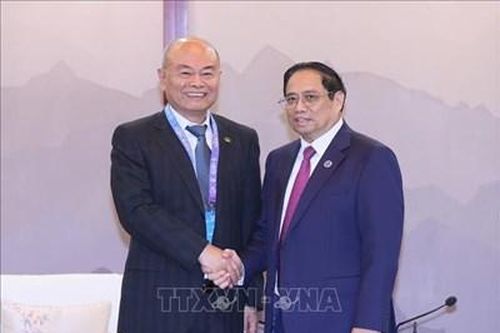 Thủ tướng Phạm Minh Chính tiếp lãnh đạo một số tập đoàn kinh tế hàng đầu Trung Quốc