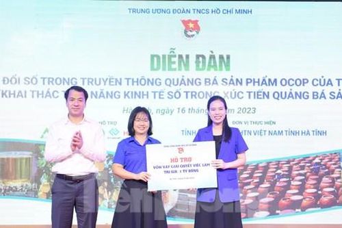 Chuyển đổi số trong quảng bá sản phẩm OCOP của thanh niên