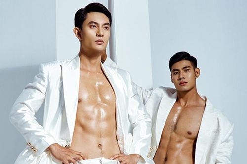 Nam vương Danh Chiếu Linh, Minh Quyền cùng khoe cơ bắp rắn rỏi