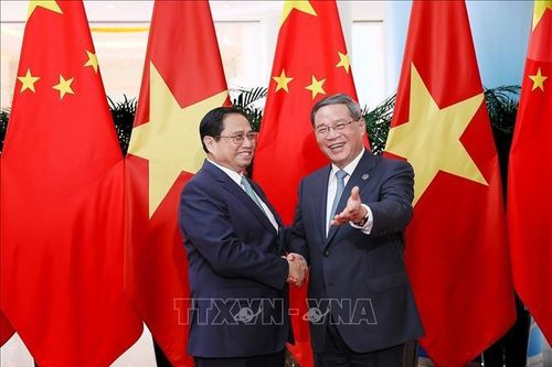 Thủ tướng Phạm Minh Chính hội đàm với Thủ tướng Trung Quốc Lý Cường
