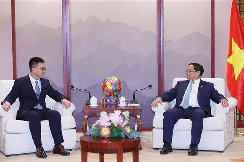 Thủ tướng Phạm Minh Chính tiếp Chủ tịch Khu vực Châu Á Thái Bình Dương của Tập đoàn công nghệ Huawei