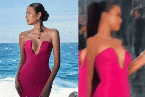 Không khoe cơ bụng, Hương Ly diện đầm hồng đụng độ Hoàng Thùy