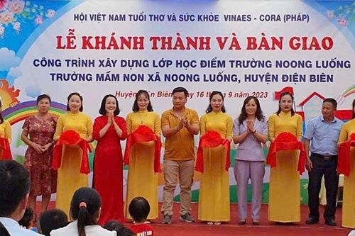 Khánh thành và bàn giao điểm Trường Mầm non Noong Luống