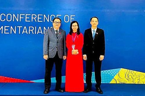 Hội nghị Nghị sĩ trẻ toàn cầu lần thứ 9: Đại biểu Quốc hội tỉnh phát biểu ý kiến thảo luận chuyên đề 2 về đổi mới sáng tạo và khởi nghiệp