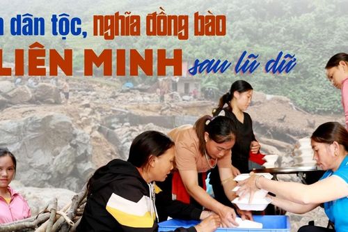 'Tình dân tộc, nghĩa đồng bào' ở Liên Minh sau lũ dữ