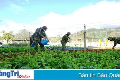 Tiến tới đảm bảo nguồn thực phẩm tại chỗ ở các đồn biên phòng
