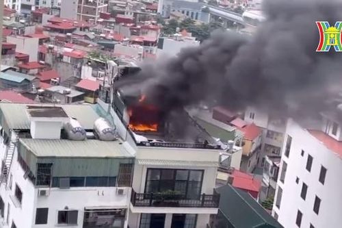 Hà Nội: Kịp thời khống chế đám cháy ở Vũ Trọng Phụng