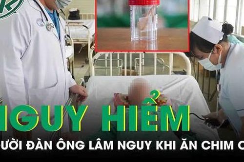 Người đàn ông lâm nguy khi ăn chim cút nhai luôn xương