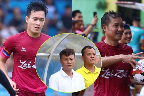 Hoàng Đức và danh thủ Hồng Sơn không thể 'gánh team', để đội nhà thua đậm trong trận ra mắt của HLV Thành Lương
